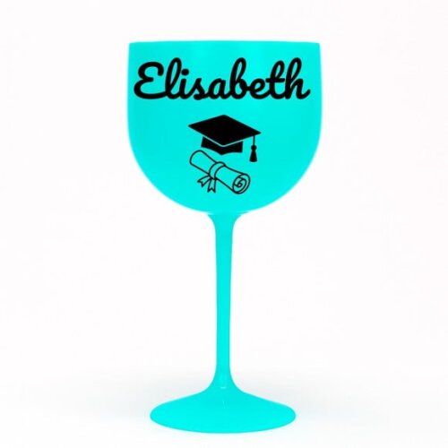 Taça Gin 580ml Formatura Personalizada com Nome Elisabeth