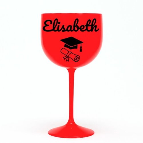 Taça Gin 580ml Formatura Personalizada com Nome Elisabeth