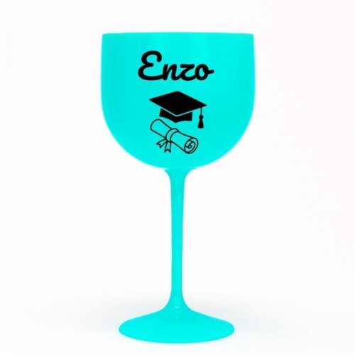 Taça Gin 580ml Formatura Personalizada com Nome Enzo