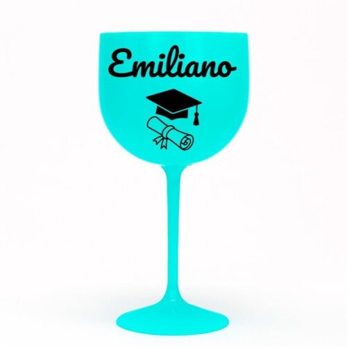 Taça Gin 580ml Formatura Personalizada com Nome Emiliano