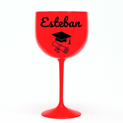 Taça Gin 580ml Formatura Personalizada com Nome Esteban