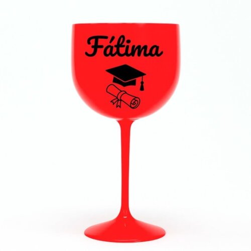 Taça Gin 580ml Formatura Personalizada com Nome Fátima