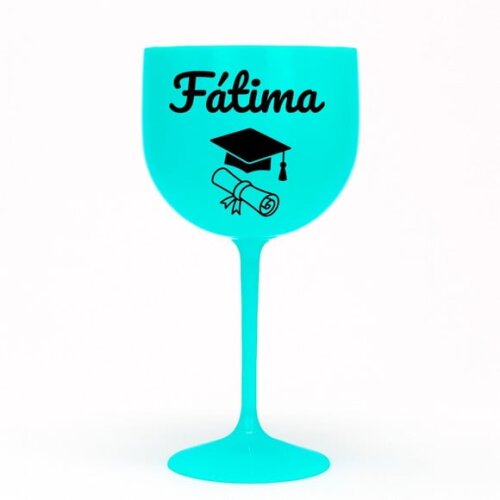 Taça Gin 580ml Formatura Personalizada com Nome Fátima