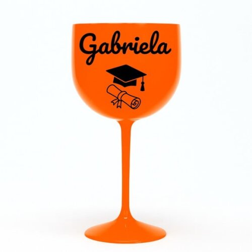 Taça Gin 580ml Formatura Personalizada com Nome Gabriela
