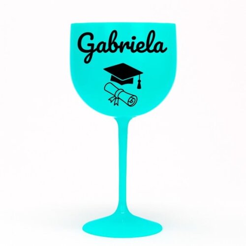 Taça Gin 580ml Formatura Personalizada com Nome Gabriela