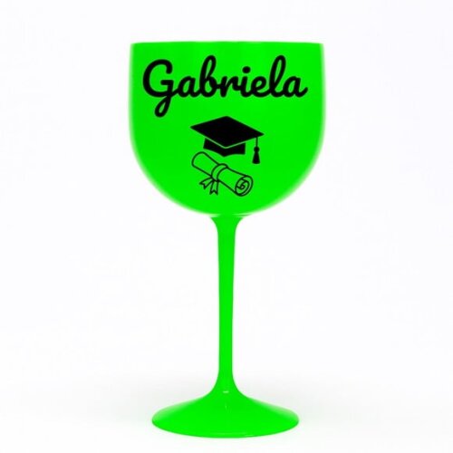 Taça Gin 580ml Formatura Personalizada com Nome Gabriela