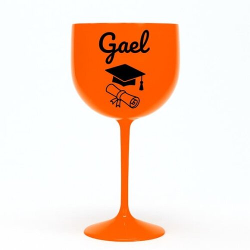 Taça Gin 580ml Formatura Personalizada com Nome Gael