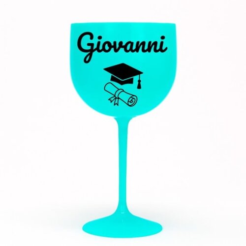 Taça Gin 580ml Formatura Personalizada com Nome Giovanni