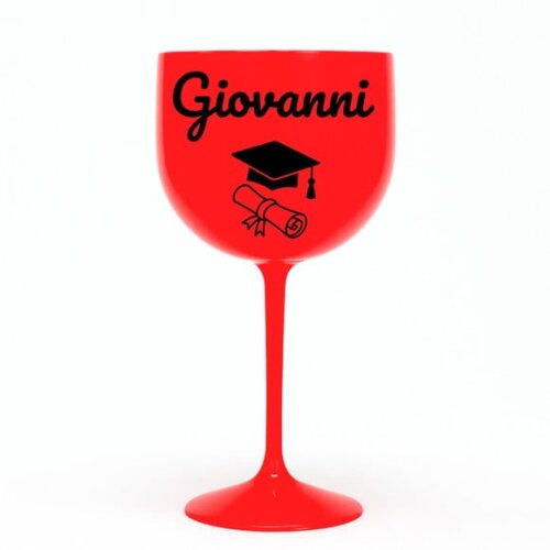 Taça Gin 580ml Formatura Personalizada com Nome Giovanni