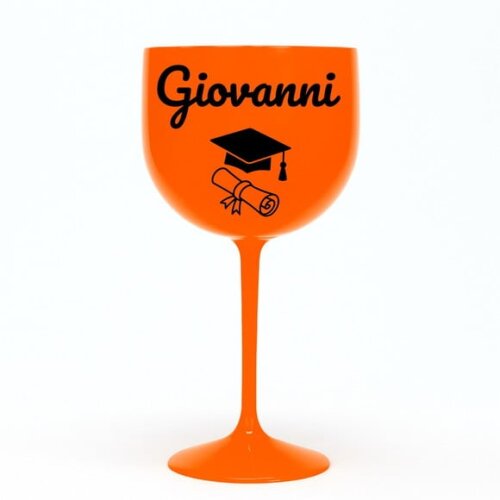 Taça Gin 580ml Formatura Personalizada com Nome Giovanni