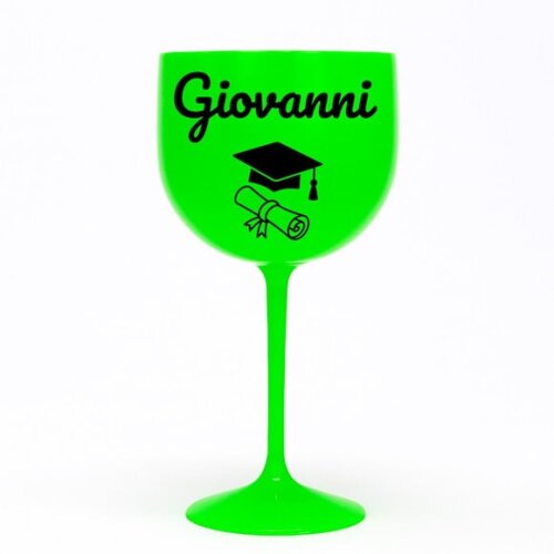 Taça Gin 580ml Formatura Personalizada com Nome Giovanni