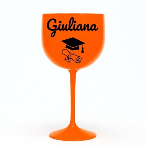 Taça Gin 580ml Formatura Personalizada com Nome Giuliana