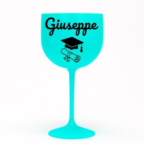 Taça Gin 580ml Formatura Personalizada com Nome Giuseppe