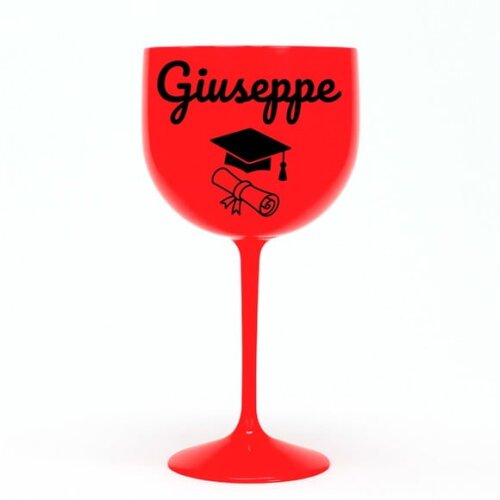Taça Gin 580ml Formatura Personalizada com Nome Giuseppe