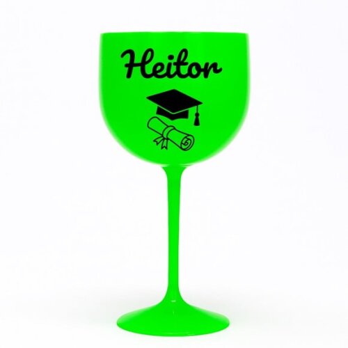 Taça Gin 580ml Formatura Personalizada com Nome Heitor