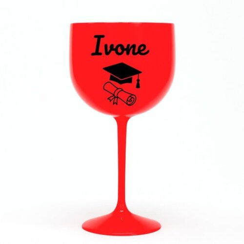 Taça Gin 580ml Formatura Personalizada com Nome Ivone
