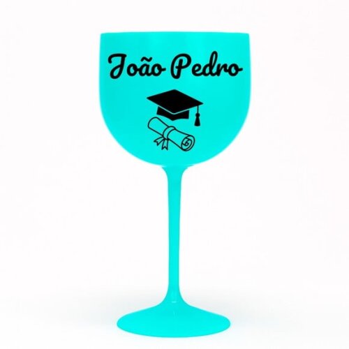 Taça Gin 580ml Formatura Personalizada com Nome João Pedro