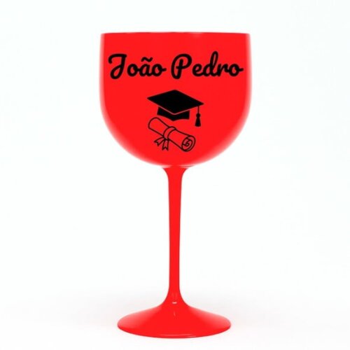 Taça Gin 580ml Formatura Personalizada com Nome João Pedro