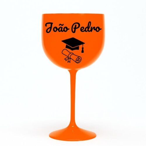 Taça Gin 580ml Formatura Personalizada com Nome João Pedro