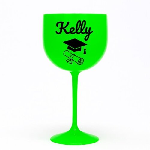 Taça Gin 580ml Formatura Personalizada com Nome Kelly