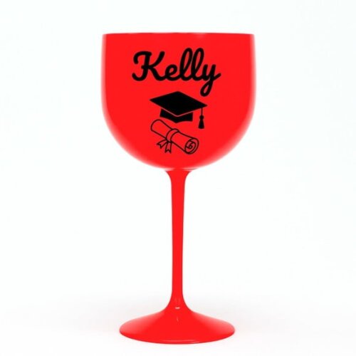 Taça Gin 580ml Formatura Personalizada com Nome Kelly