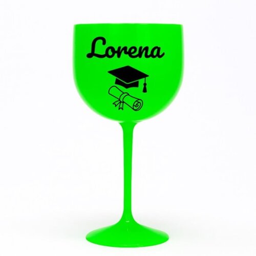 Taça Gin 580ml Formatura Personalizada com Nome Lorena