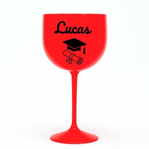 Taça Gin 580ml Formatura Personalizada com Nome Lucas