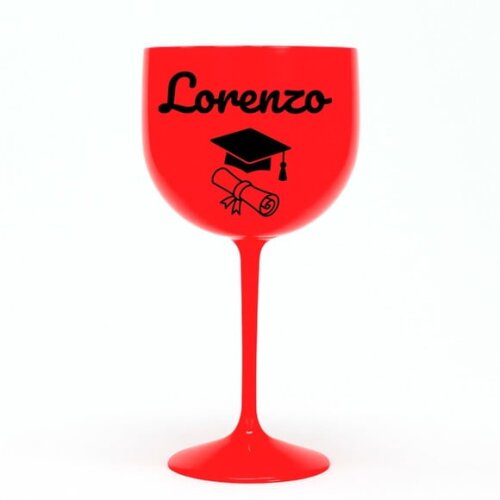 Taça Gin 580ml Formatura Personalizada com Nome Lorenzo
