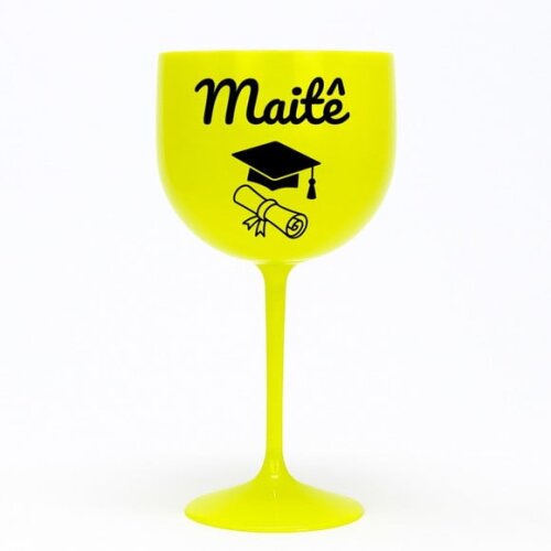 Taça Gin 580ml Formatura Personalizada com Nome Maitê