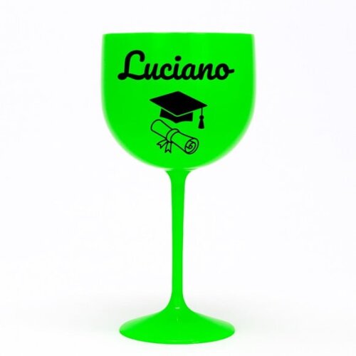 Taça Gin 580ml Formatura Personalizada com Nome Luciano