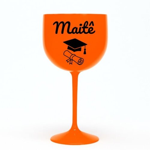 Taça Gin 580ml Formatura Personalizada com Nome Maitê