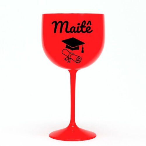 Taça Gin 580ml Formatura Personalizada com Nome Maitê