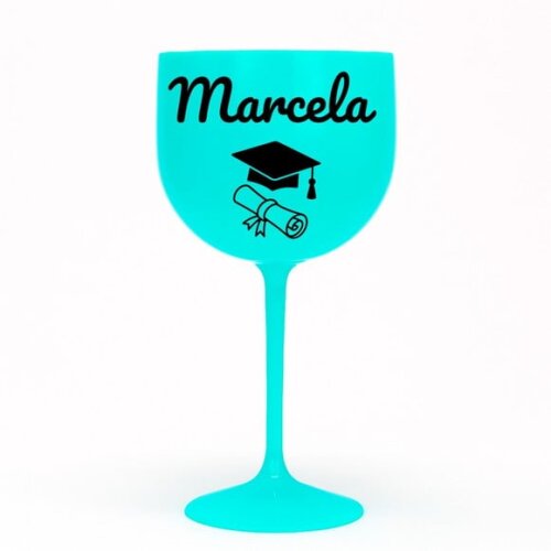 Taça Gin 580ml Formatura Personalizada com Nome Marcela