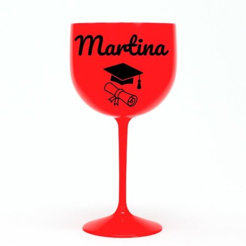 Taça Gin 580ml Formatura Personalizada com Nome Martina