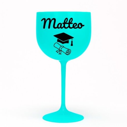Taça Gin 580ml Formatura Personalizada com Nome Matteo