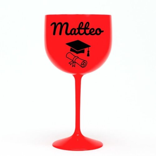 Taça Gin 580ml Formatura Personalizada com Nome Matteo