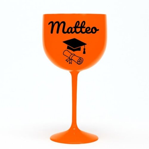 Taça Gin 580ml Formatura Personalizada com Nome Matteo