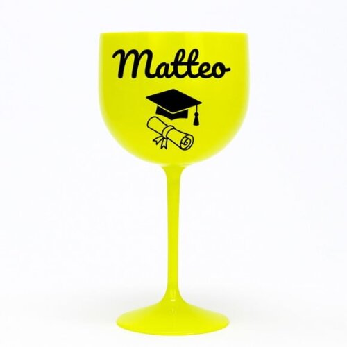 Taça Gin 580ml Formatura Personalizada com Nome Matteo