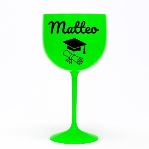 Taça Gin 580ml Formatura Personalizada com Nome Matteo