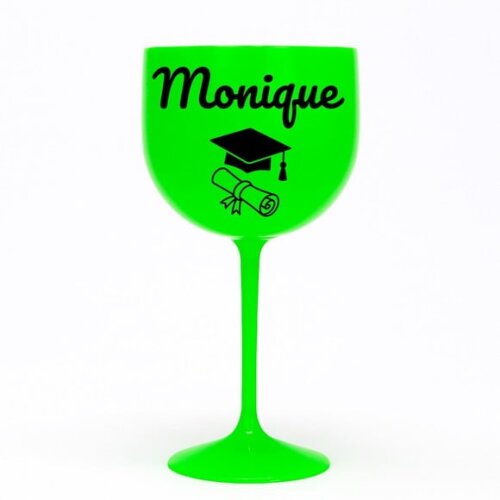 Taça Gin 580ml Formatura Personalizada com Nome Monique