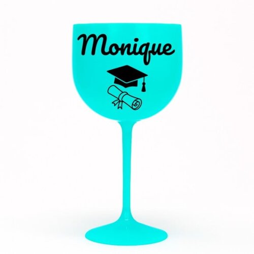 Taça Gin 580ml Formatura Personalizada com Nome Monique