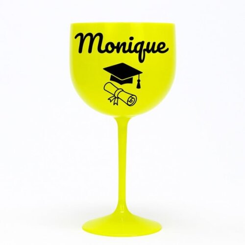 Taça Gin 580ml Formatura Personalizada com Nome Monique