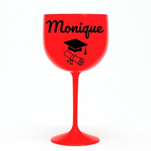 Taça Gin 580ml Formatura Personalizada com Nome Monique
