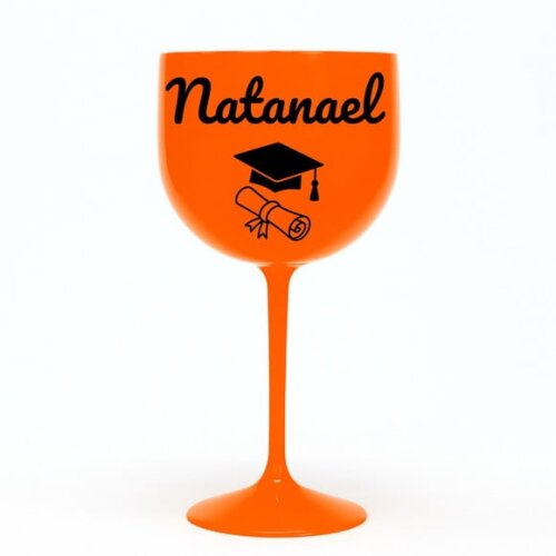 Taça Gin 580ml Formatura Personalizada com Nome Natanael