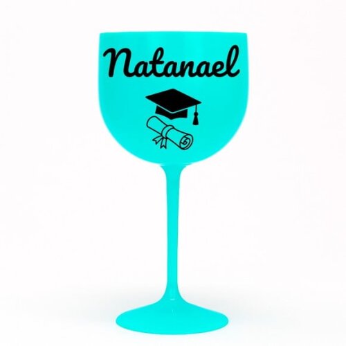 Taça Gin 580ml Formatura Personalizada com Nome Natanael