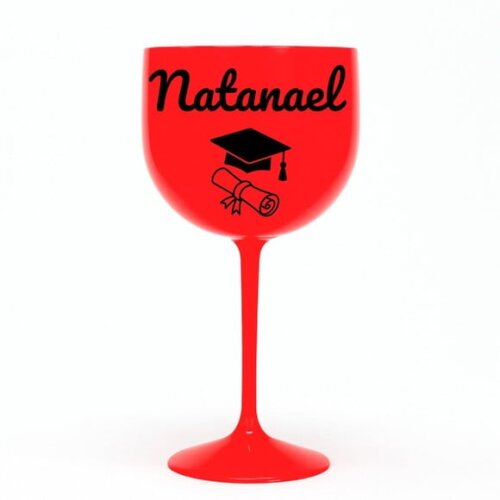 Taça Gin 580ml Formatura Personalizada com Nome Natanael