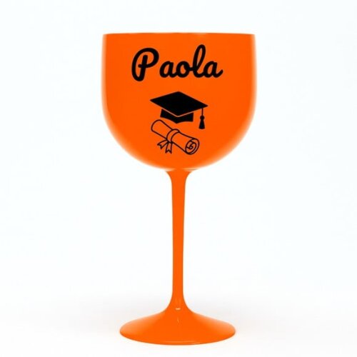 Taça Gin 580ml Formatura Personalizada com Nome Paola