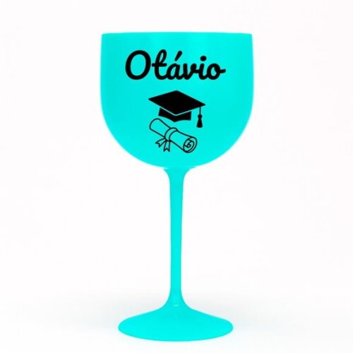 Taça Gin 580ml Formatura Personalizada com Nome Otávio