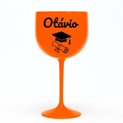 Taça Gin 580ml Formatura Personalizada com Nome Otávio