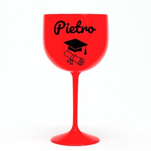 Taça Gin 580ml Formatura Personalizada com Nome Pietro